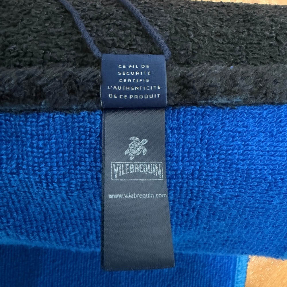 Vilebrequin Blue and Black Towel - Picture 7 of 7